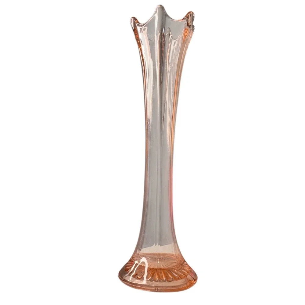Dugan Diamond‎ Pulled Loop Pink Swung Vase.
